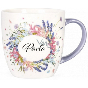 Albi Flowering mug with the name of Paul 380 ml