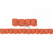 Halloween pumpkin garland orange 400 x 11.5 cm