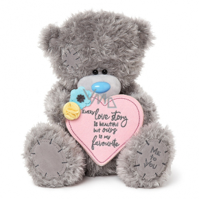 Me to You Teddy Bear with pink heart and inscription 29 cm