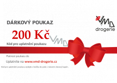 Gift voucher for the purchase of goods in the e-shop worth 200,-CZK