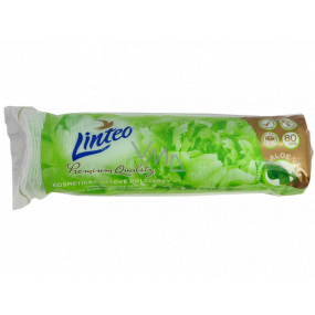 Linteo Premium Quality Aloe Vera cosmetic cotton pads 80 pieces