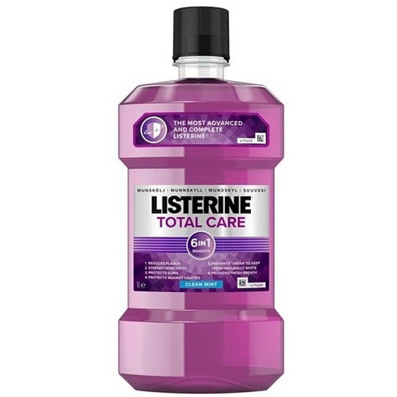 Listerine Total Care 6in1 Clean Mint Mouthwash 1 l