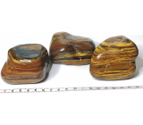 Tiger Eye Tumbled natural stone 280 - 340 g, 1 piece, stone of the sun and earth, brings luck and wealth