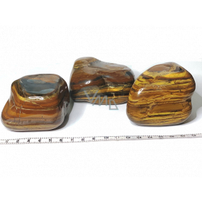 Tiger Eye Tumbled natural stone 280 - 340 g, 1 piece, stone of the sun and earth, brings luck and wealth