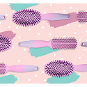 Donegal Pink Lychee Brush hair brush oval 23,5 cm 1273