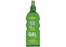 Lilien Sun Active Aloe Vera zklidňující bezoplachový gel po opalování 200 ml