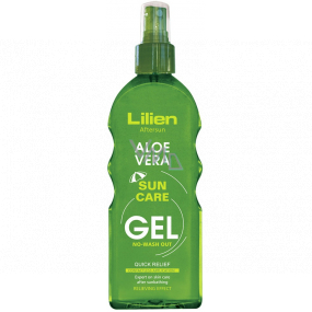 Lilien Sun Active Aloe Vera Soothing No-Rinse After Sun Gel 200 ml