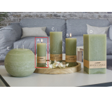 Lima Rustic Candle olive candle cylinder 50 x 120 mm 1 piece