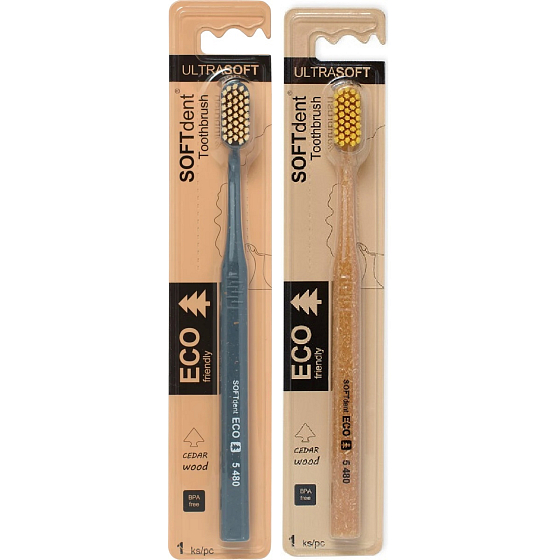 Soft Dent Eco Ultra Soft extra soft toothbrush 1 piece