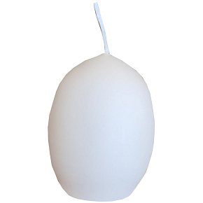 Nekupto Easter egg candle White 6 cm