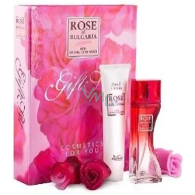 Rose of Bulgaria Eau de Parfum 50 ml + rose water hand cream 75 ml + rose soap 3 x 30 g, gift set for women