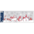 Window film Christmas Elves with glitter 21 x 59,5 cm