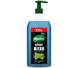 Radox Sport 3in1 shower gel for men 750 ml