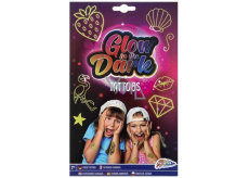 Grafix Girls glow in the dark tattoo for girls 2 sheets 24 x 15 cm, age 7+