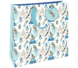 Nekupto Gift paper bag 32,5 x 32,5 x 14 cm Feathers