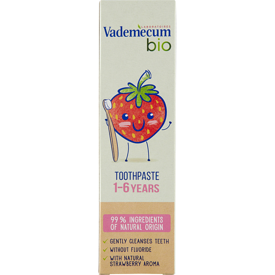 Vademecum Bio Toothpaste for Children Aged 1-6 Years, 50 ml