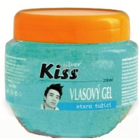 Mika Kiss Silver extra strong firming hair gel 250 ml