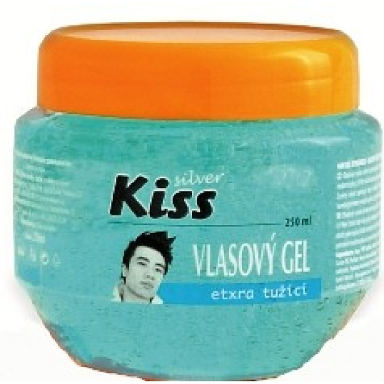 Mika Kiss Silver extra strong firming hair gel 250 ml