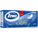 Zewa Softis Original paper handkerchiefs 4-layer 10 x 10 pieces