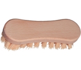 Spokar Hand floor brush, wooden body, corrugated synthetic fibers 4209
