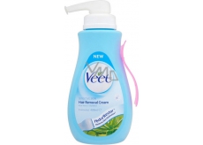 Veet Aloe Vera Vitamínem E depilační krém pro citlivou pokožku 400 ml pumpička