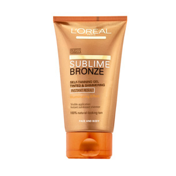 Loreal Sublime Bronze tanning care with tinting effect 150 ml