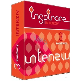 Inspirational Intense Condom Smooth with Warm Lubricant 3 pieces