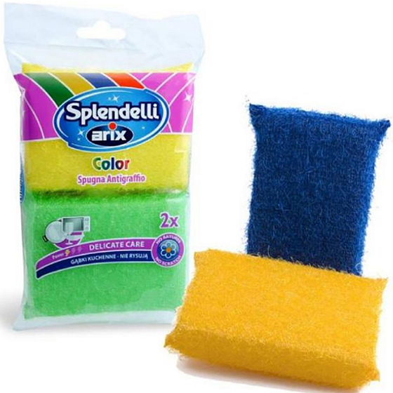 Arix Splendli Wire Sponge for Gentle Cleaning 2 Pieces