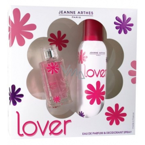 Jeanne Arthes Lover perfumed water for women 50 ml + body lotion 200 ml, gift set