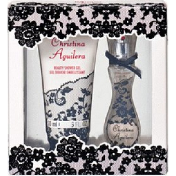 Christina Aguilera Signature perfumed water for women 15 ml + shower gel 50 ml, gift set