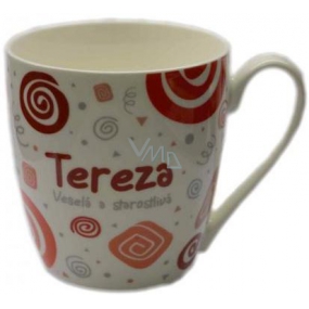 Nekupto Twister mug named Teresa red 0.4 liter