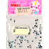 Angel Nail decorations rhinestones light blue 1 pack