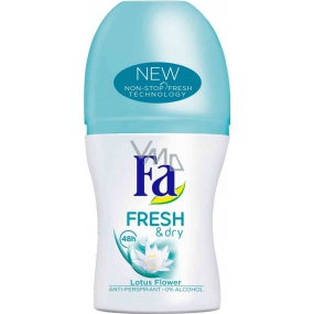 Fa Fresh & Dry Lotus Flower ball antiperspirant deodorant roll-on for women 50 ml