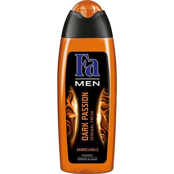 Fa Men Dark Passion shower gel for body and hair for men 250 ml