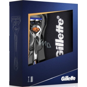 Gillette Fusion ProGlide Flexball razor + cotton towel, cosmetic set, for men