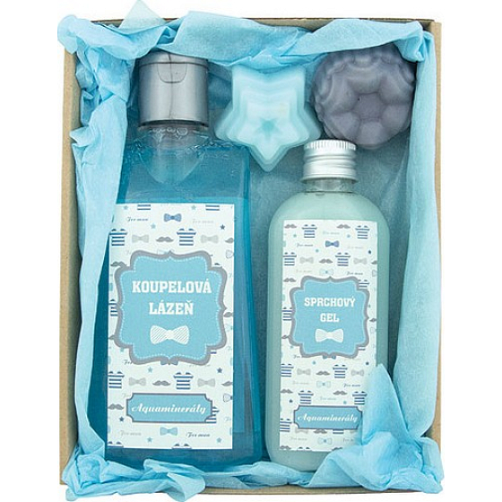 Bohemia Gifts Pro Daddy bath bath 200 ml + shower gel 100 ml + handmade soap 2 x 30 g, cosmetic set