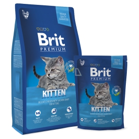 Brit Premium Chicken + salmon with sauce for kittens and pregnant and lactating cats 8 kg Complete feed