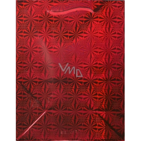 Nekupto Gift paper bag hologram 14 x 11 x 6.5 cm Red 050 30 THS