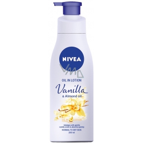 Nivea Vanilla & Almond Oil body lotion with oil dispenser 200 ml