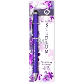 Nekupto Stylus Ballpoint pen with the words For successful study