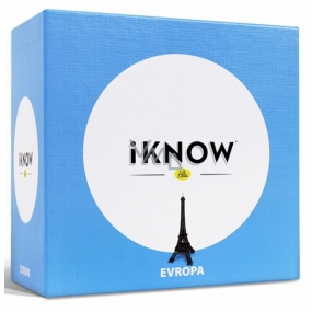 Albi iKnow Mini Europe Clever quiz game combining knowledge with smart tactics 2-4 players recommended age from 12+