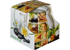 Admit Beauty Spa scented candle in glass green 80 g