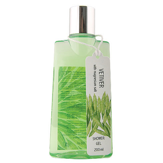 Bohemia Gifts Vetiver and Sandalwood with magnesium salt 2in1 shower gel and hair shampoo 200 ml
