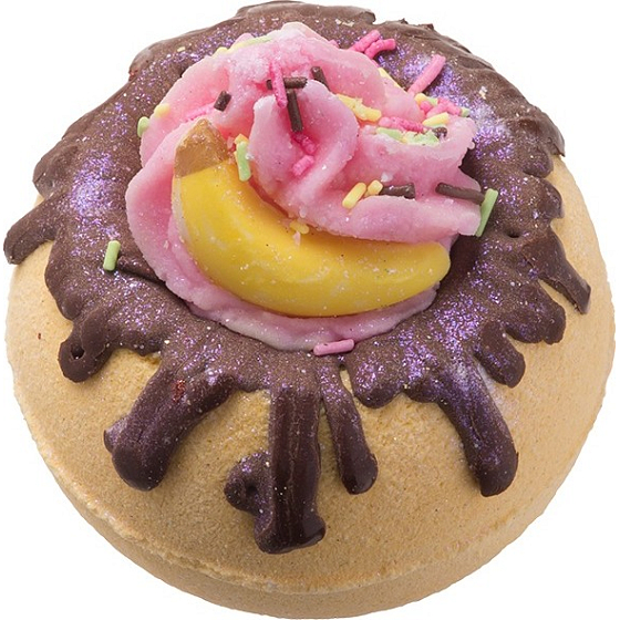 Bomb Cosmetics Banana bath - Thanks a Bunch Sparkling ballistic bath 160 g