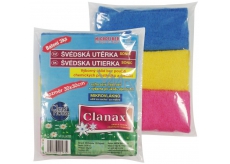 Clanax Sonic Swedish microfiber cloth 30 x 30 cm 180 g / m2 3 pieces