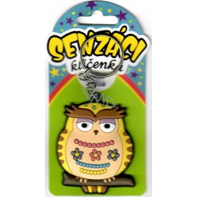 Nekupto keychain Stunt Owl beige 006 LQ