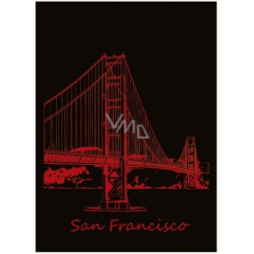 Ditipo Notebook City Gold Collection A4 lined San Francisco 21 x 29.5 cm 3421002