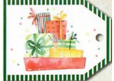 Nekupto Christmas Gift Cards Color Packs 5.5 x 7.5 cm 6 pieces