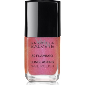 Gabriella Salvete Longlasting Enamel long-lasting nail polish with high gloss 32 Flamingo 11 ml