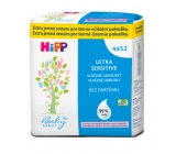 HiPP Babysanft Ultra Sensitive cleaning wet wipes without perfume 4 x 52 pieces